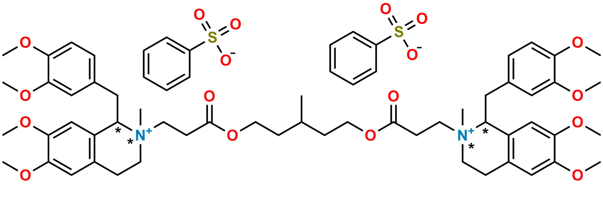 Atracurium EP Impurity I (Besylate salt)